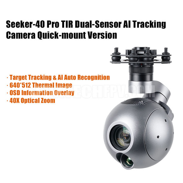 Seeker-40 Pro TIR Dual-Sensor AI Tracking Camera Quick-mount Version