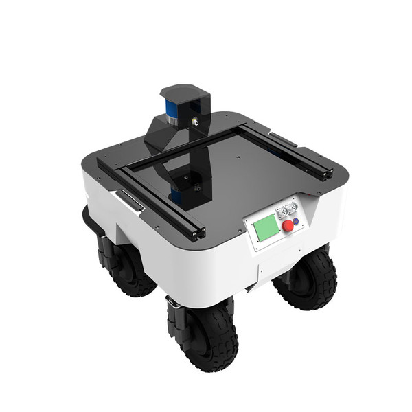 FW-02 Omnidirectional Wheeled Robot Platform-4WS/ 4WD Mini UGV Robot Chassis with Multi-Line LiDAR