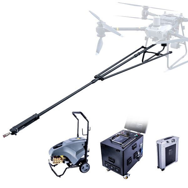 Tethered Drone Cleaning system