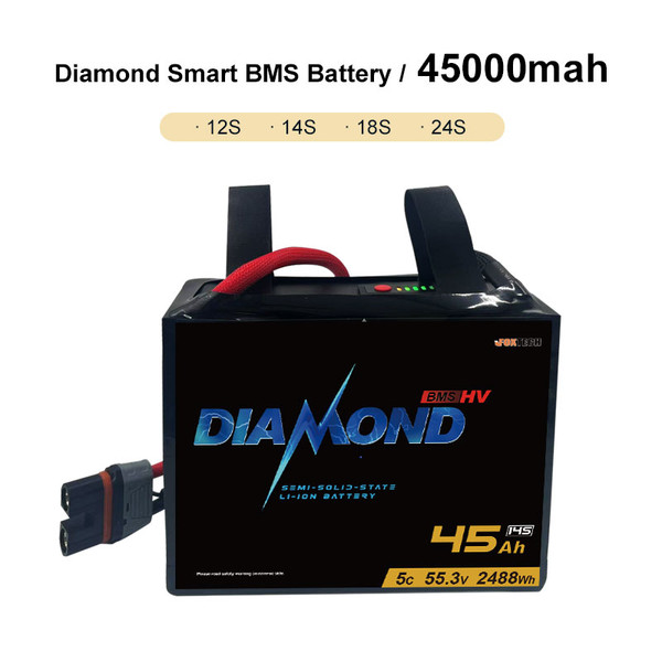 Diamond Smart Series BMS Semi-Solid-State Li-ion Battery for Drones, Robotics, and High-Power Applications