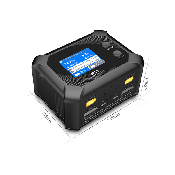 UP13 Ultra Power Smart Charger AC 200W Dual-Channel Fast Charging for  LiHV, LiPo, LiFe, and Li-ion Battery