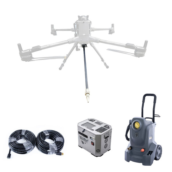 AeroClean T-M400C Tethered Cleaning & Power Solution for DJI M400 Drone
