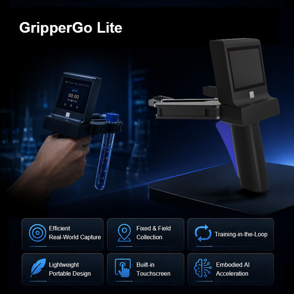 GripperGo Lite & Pro Human Data Collection System for Embodied AI Robot Learning