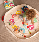 Tappeto-sacco porta giochi Voilà ambientata: FABA