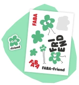 Adesivo FABA Club Friend: FABA