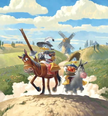 Don Chisciotte con Topolino e Paperino: Contenuti Digitali