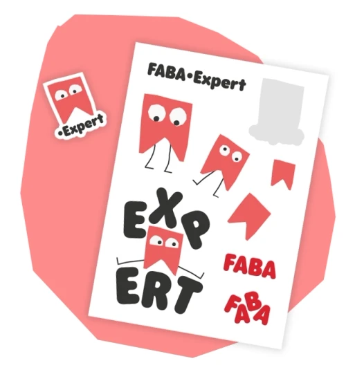 Adesivo FABA Club Expert: FABA