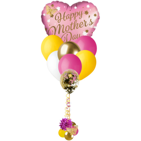 Unpopped 11pc Mother's Day Balloon Bouquet