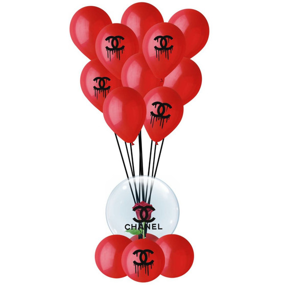 Unpoped Valentine's Day Balloon Bouquet