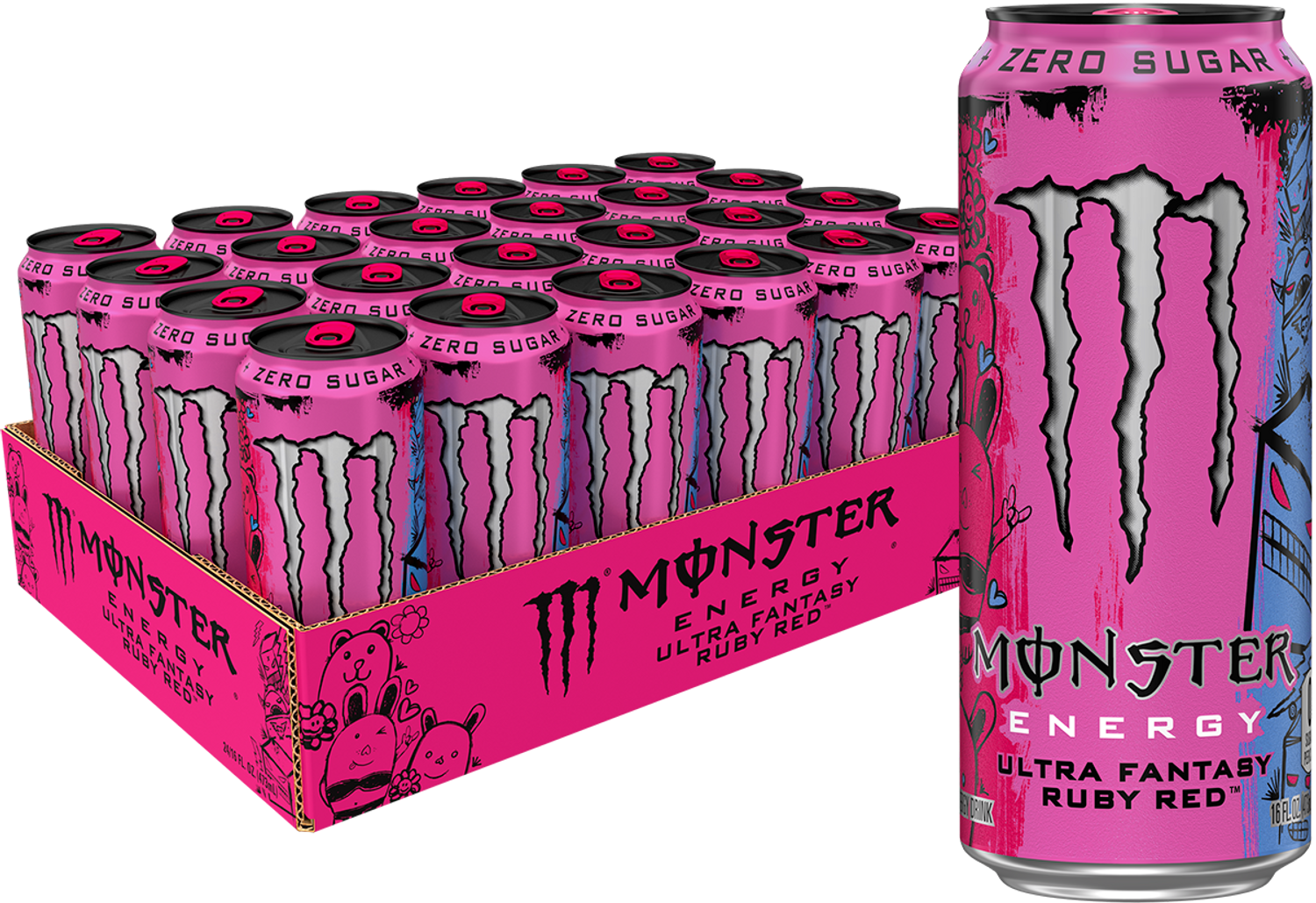 Monster Energy Ultra Fantasy Ruby | Energy Drink | Rapid