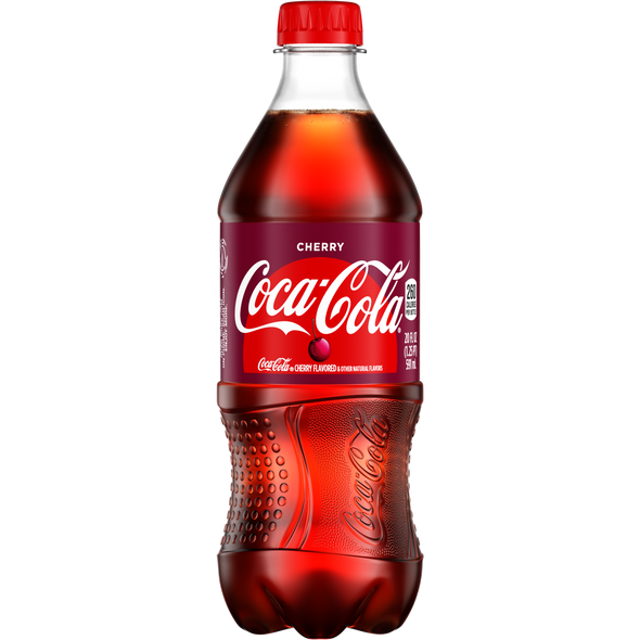 Coca-Cola Cherry, 20 oz. Bottles, 24 Pack