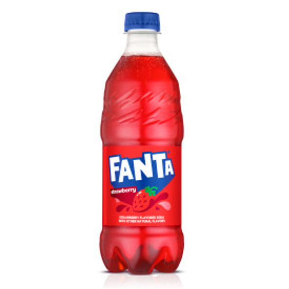 Fanta Strawberry, 20 oz. Bottles, 24 Pack