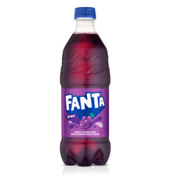 Fanta Grape, 20 oz. Bottles, 24 Pack