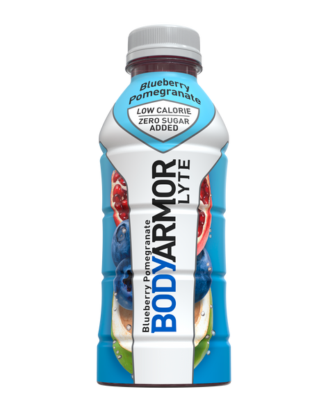 BODYARMOR Lyte Sports Drink  Blueberry Pomegranate, 16 oz. Bottles, 12 pack