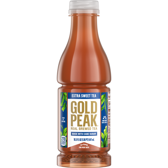 Gold Peak Extra Sweet Tea, 18.5 oz. Bottles, 12 Pack