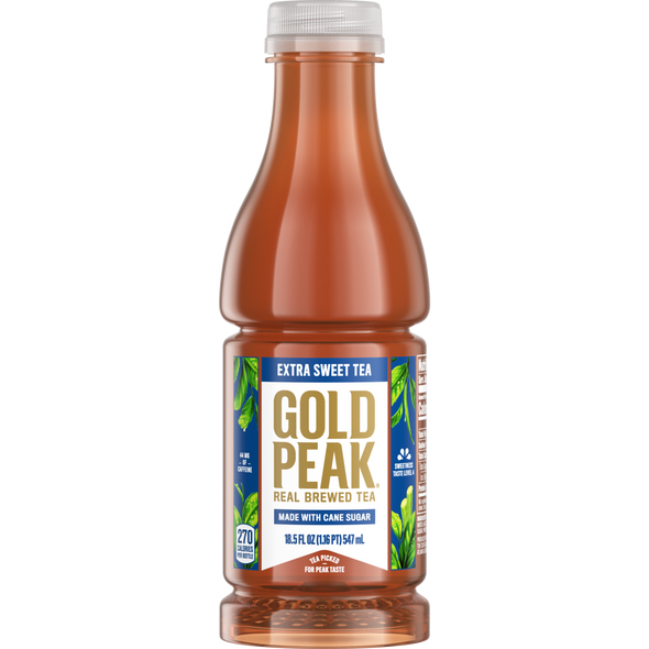 Gold Peak Extra Sweet Tea, 18.5 oz. Bottles, 12 Pack