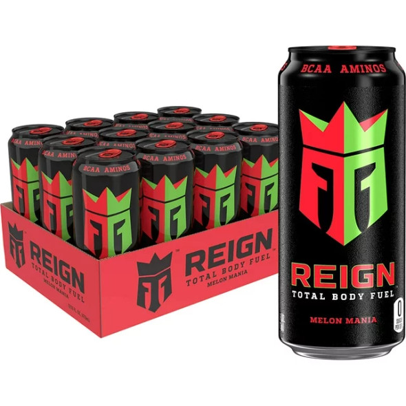 Reign Total Body Fuel Melon Mania, 16 oz. Cans, 12 Pack