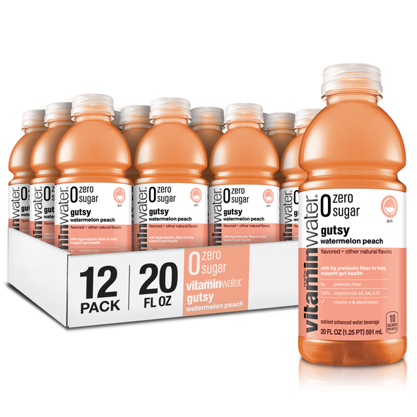 vitaminwater zero sugar gutsy, 20 oz. Bottles 12 Pack