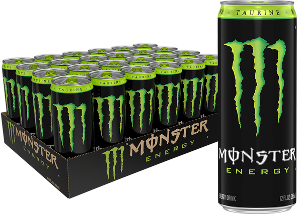 Monster Energy, 12 oz. Cans, 24 Pack