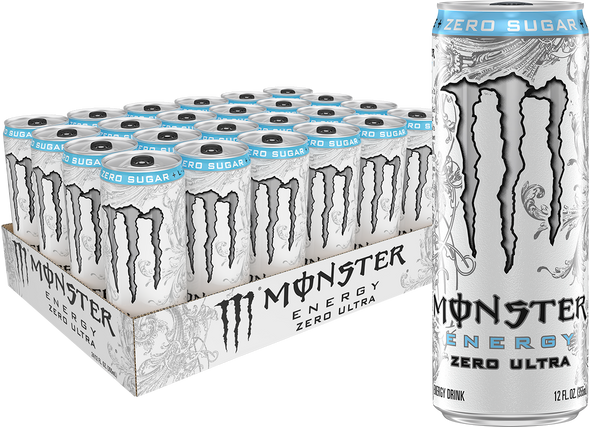 Monster Energy Zero Ultra, 12 oz. Cans, 24 Pack