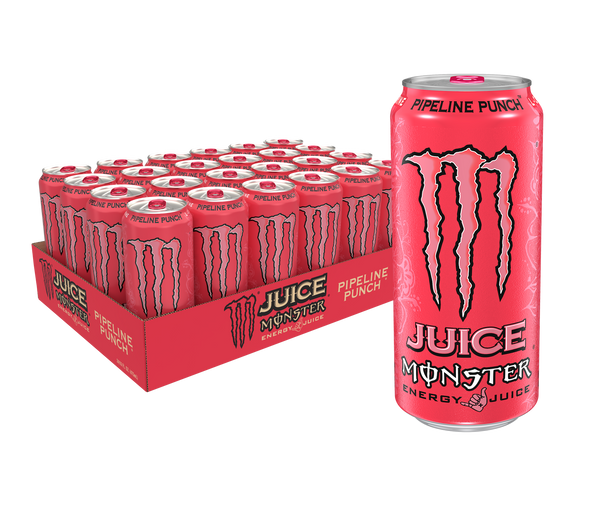 Monster Energy Juice Pipeline Punch, 16 oz. Cans, 24 Pack