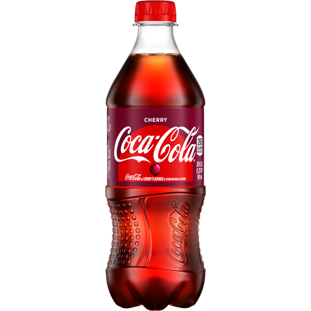 Coca-Cola Cherry, 20 oz. Bottles, 24 Pack
