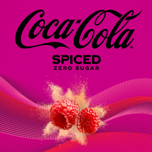 Coca-Cola Spiced Zero Sugar, 12 oz. Slim Cans, 24 Pack