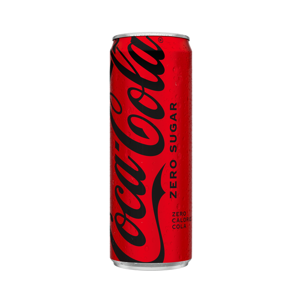Coca-Cola Zero Sugar, 12 oz. Slim Cans, 24 Pack
