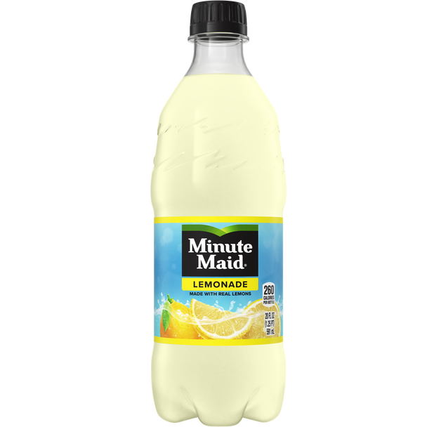 Minute Maid Lemonade, 20 oz. Bottles, 24 Pack