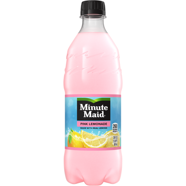 Minute Maid Pink Lemonade, 20 oz. Bottles, 24 Pack