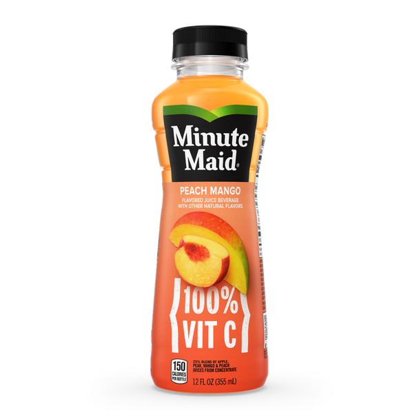 Minute Maid Peach Mango, 12 oz. Bottle, 24 Pack