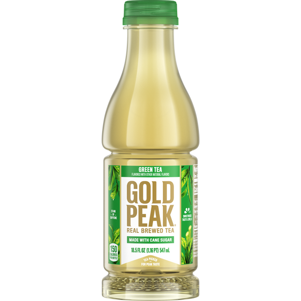 Gold Peak Green Tea, 18.5 oz. Bottles, 12 Pack