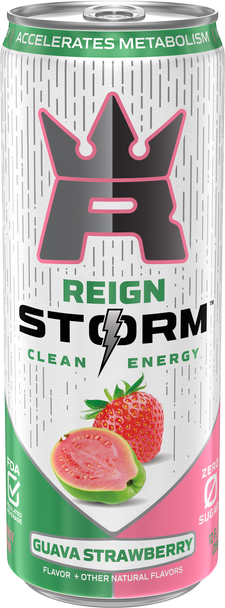 Reign Storm Guava Strawberry, 12 oz. Cans, 12 Pack