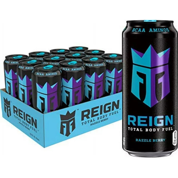 Reign Total Body Fuel Razzle Berry, 16 oz. Cans, 12 Pack