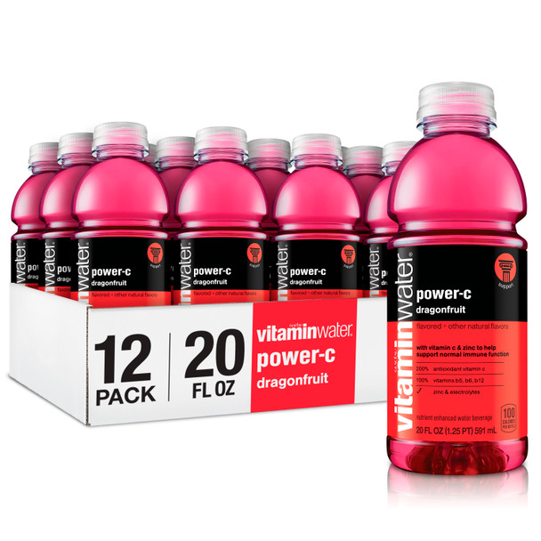 vitaminwater power-c, 20 oz. Bottles 12 Pack