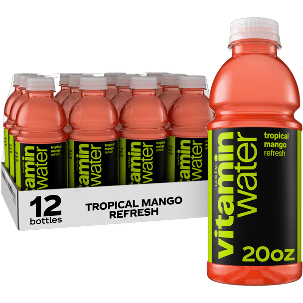 A 12 pack of 20 ounce vitaminwater refresh, tropical mango A 12 pack of 20 ounce vitaminwater refresh, tropical mango