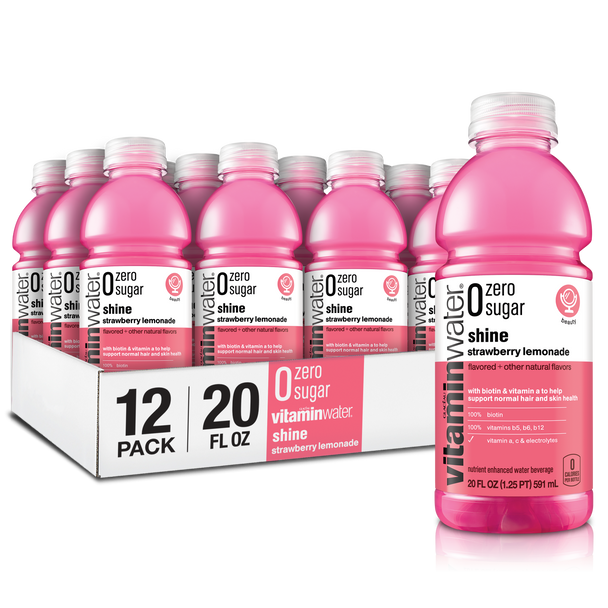 vitaminwater zero sugar shine, 20 oz. Bottles 12 Pack