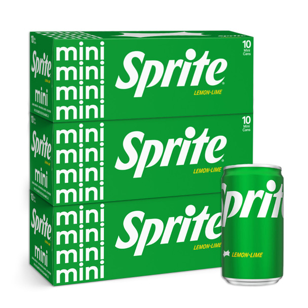 Sprite, 7.5 oz. Mini Cans, 30 Pack