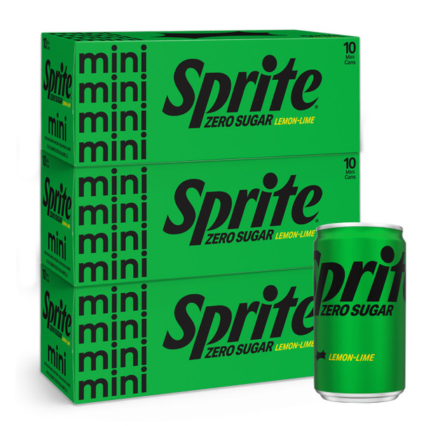 Sprite Zero Sugar, 7.5 oz. Mini Cans, 30 Pack
