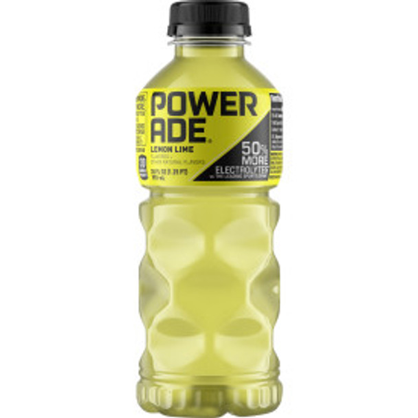 POWERADE Lemon Lime, 20 oz. Bottles 24 Pack