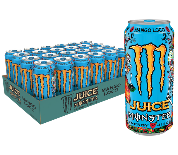 Monster Energy Juice Mango Loco, 16 oz. Cans, 24 Pack