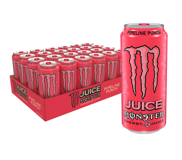 Monster Energy Juice Pipeline Punch, 16 oz. Cans, 24 Pack