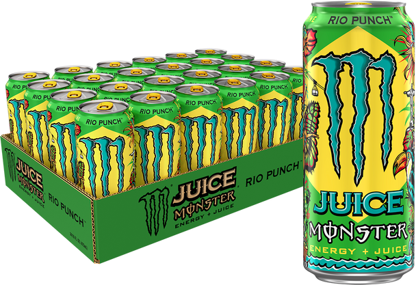 Monster Energy Rio Punch, 16 oz. Cans, 24 Pack