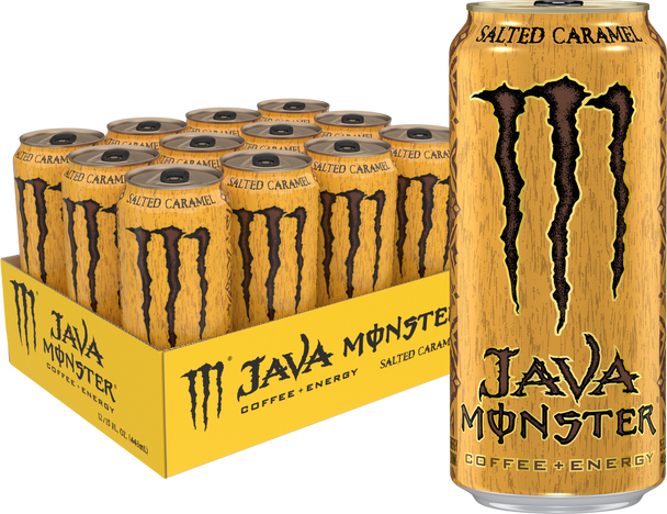 Monster Energy Java Salted Caramel, 15 oz. Cans, 12 Pack
