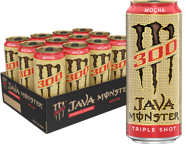 Monster Energy Java Triple Shot Mocha, 15 oz. Cans, 12 Pack