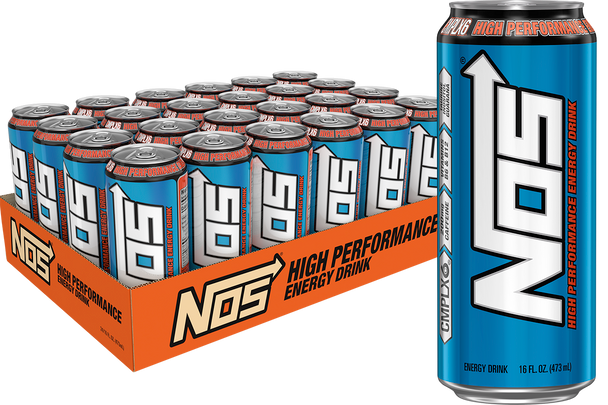 NOS High Performance Energy Drink, 16 oz. Cans, 24 Pack