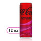 Coca-Cola Spiced Zero Sugar, 12 oz. Slim Cans, 24 Pack