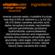 Ingredients of vitamin water orange-orange essential
