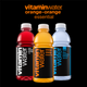 An assortment of vitamin water 