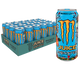 A 24 pack of 16 ounce cans of Monster Energy Juice Mango Loco